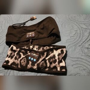 Black and Gray Over-Ear Headphones Head Band Style Bluetooth Headphones Set Of 2